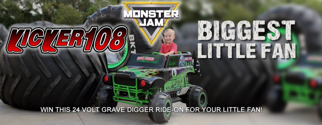 monster jam grave digger 24 volt ride on